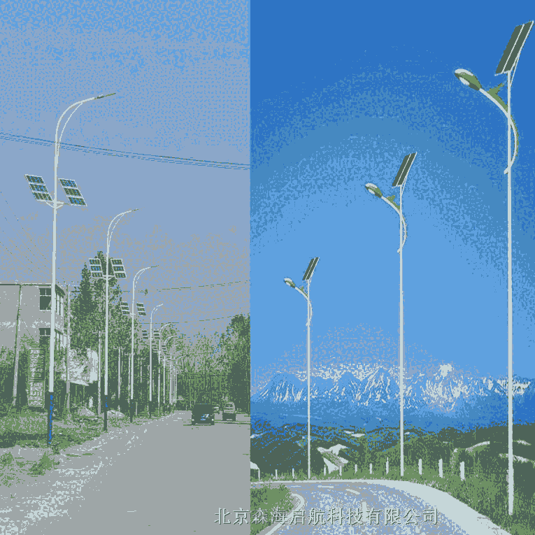 廣場(chǎng)小區(qū)路燈 太陽能路燈安裝施工工程